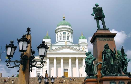 cathedral at Senate Square, Helsinki