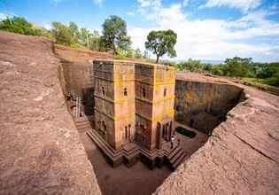 Lalībela, Ethiopia; rock church