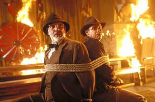 Sean Connery and Harrison Ford in Indiana Jones and the Last Crusade