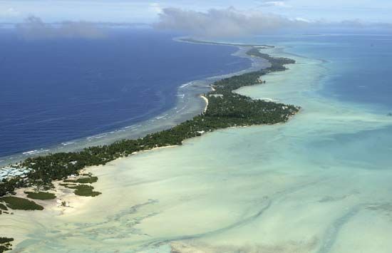 islet of Bairiki, Kiribati