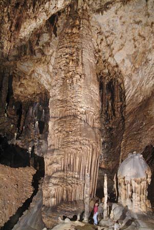 The Monarch formation in Slaughter Canyon Cave, Carlsbad Caverns National Park, southeastern New Mexico.