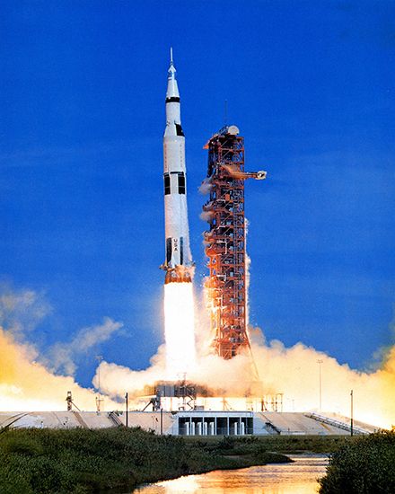 Apollo 15 liftoff