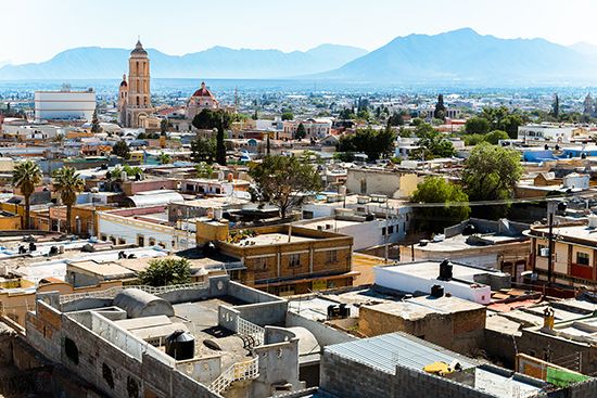 Saltillo, capital of Coahuila estado (state), Mexico.