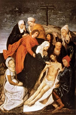 Lamentation, oil on panel by Hugo van der Goes, 15th century; in the Hermitage, St. Petersburg.