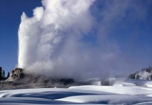 Yellowstone National Park: Castle Geyser