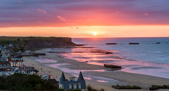 Arromanches, France; English Channel