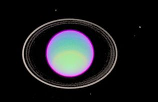 Uranus and its rings