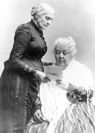 Elizabeth Cady Stanton and Susan B. Anthony