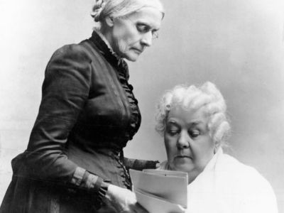 Elizabeth Cady Stanton and Susan B. Anthony