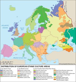 Europe: culture areas