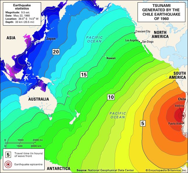 Chile earthquake of 1960: tsunami