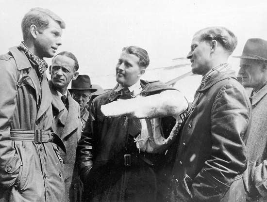 Wernher von Braun after surrendering to U.S. forces