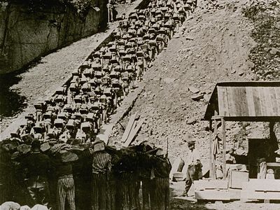 “Staircase of Death” at Mauthausen concentration camp