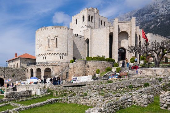 The fortress at Krujë, Alb.