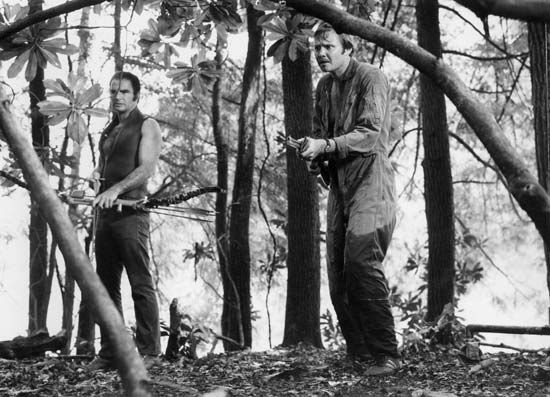 Burt Reynolds and Jon Voight in Deliverance