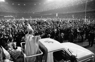 John Paul II at Shea Stadium