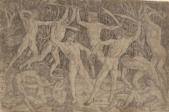 Antonio Pollaiuolo: Battle of the Naked Men