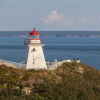 Lighthouse at Cape Enrage on the Bay of Fundy, New Brunswick, Can.