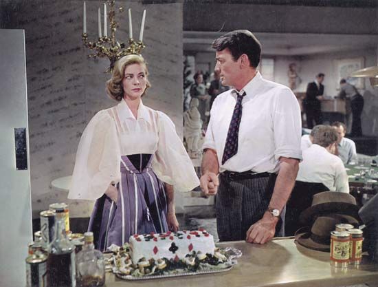 Lauren Bacall and Gregory Peck in Designing Woman