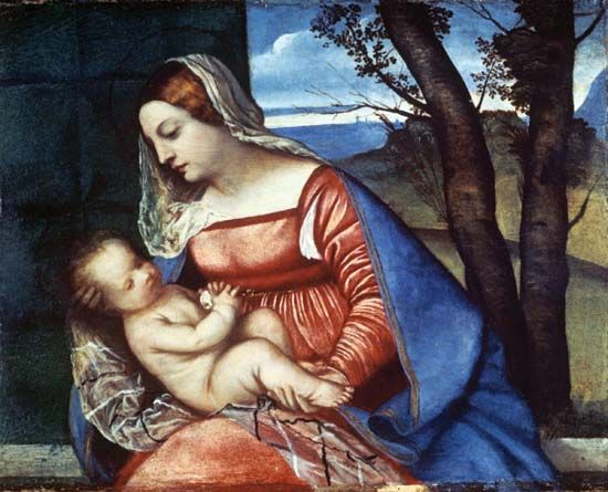 Titian: Madonna and Child