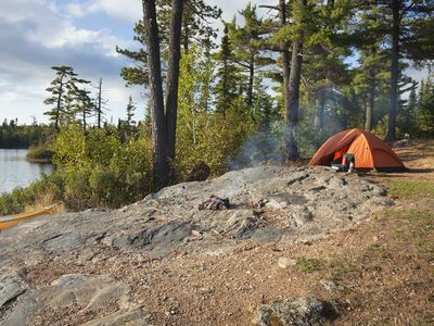 Camping, fishing, and canoeing are popular activities in Minnesota's Boundary Waters Canoe Area Wilderness.