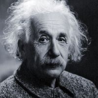 Albert Einstein ca. 1947.  German-born physicist who developed the special and general theories of relativity and won the Nobel Prize for Physics.