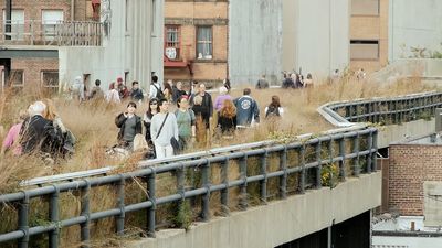 Ricardo Scofidio on the High Line in New York City