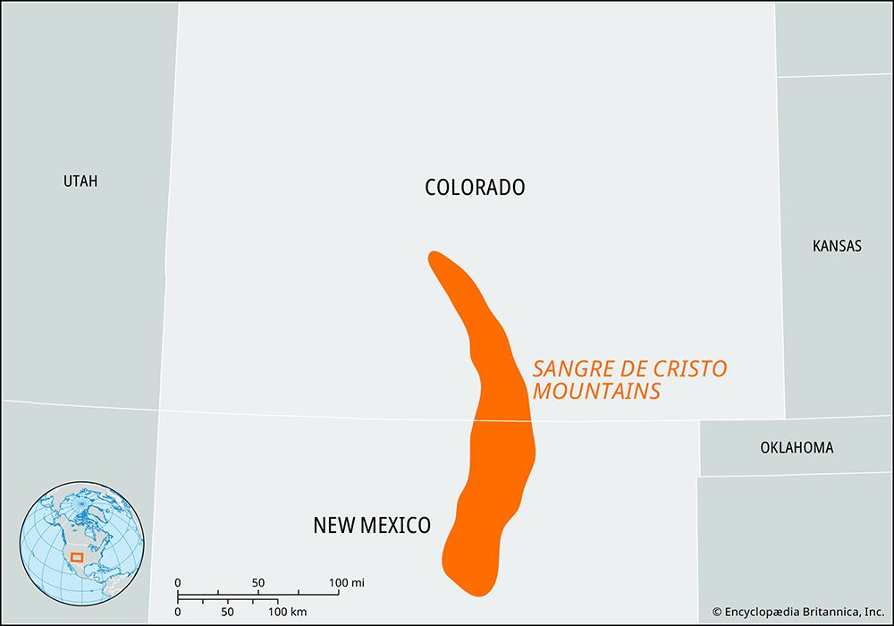 Sangre de Cristo Mountains, Colorado and New Mexico, U.S.