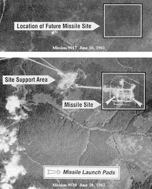 Corona reconnaissance satellite images