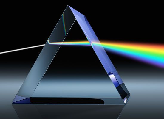 refraction of light through a prism