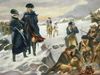 The video thumbnail image shows a historical painting of George Washington and Revolutionary troops in the winter.