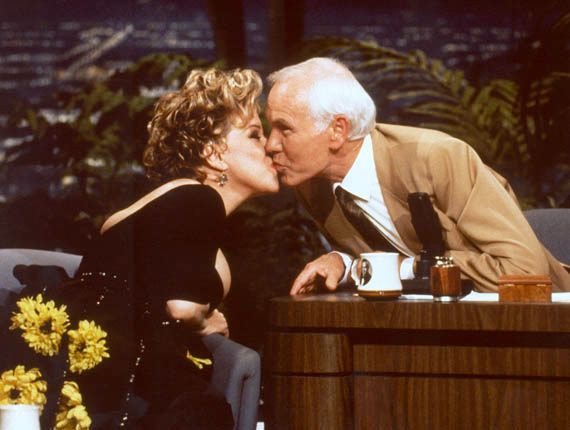 Bette Midler and Johnny Carson on The Tonight Show