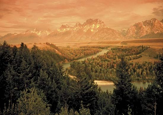 Grand Teton National Park: Snake River; Teton Range