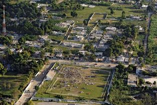 earthquake-damaged neighbourhood of Port-au-Prince, Haiti