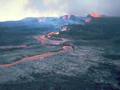 Mauna Loa: lava