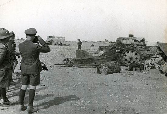 Erwin Rommel during a North Africa campaign