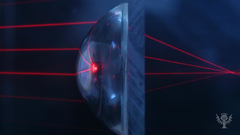 How does optical density affect light refraction?