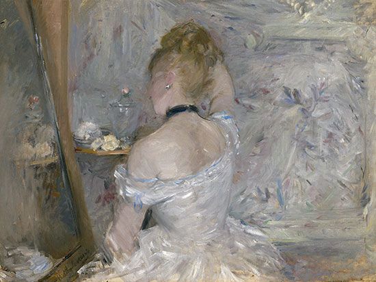 Berthe Morisot: Woman at Her Toilette