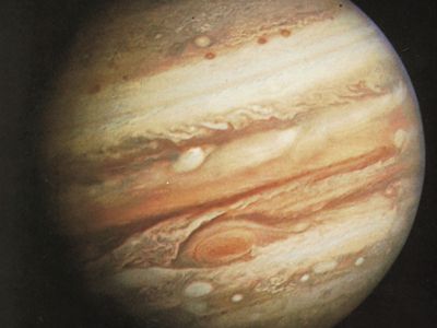 photo of Jupiter taken by Voyager 1