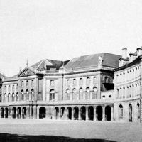 Hôtel de Ville (town hall), Metz, France, by Jacques-François Blondel, 1765.