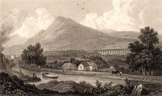 Pontcysyllte aqueduct; Ellesmere Canal