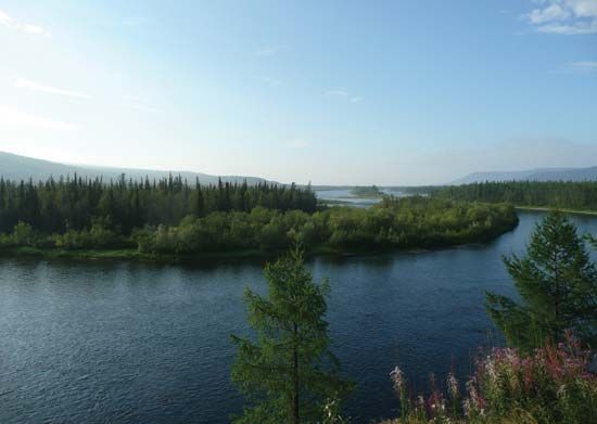 Nizhnyaya Tunguska River