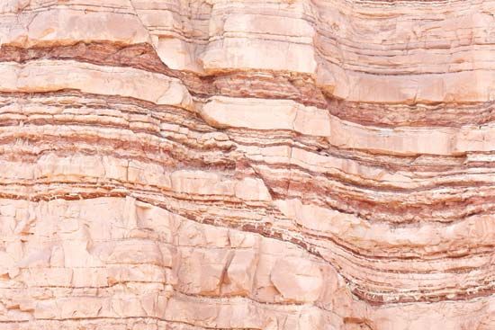 fault in a sandstone deposit