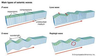 seismic wave: main types