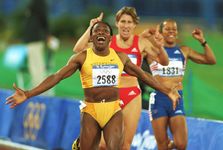 Maria Mutola at the Sydney 2000 Olympics