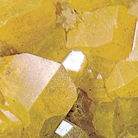 sulfur crystals