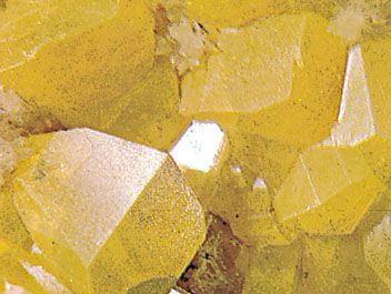 sulfur crystals