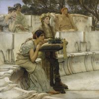 Alma-Tadema, Sir Lawrence: Sappho and Alcaeus