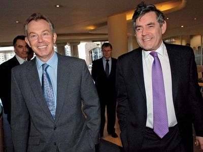 Tony Blair and Gordon Brown