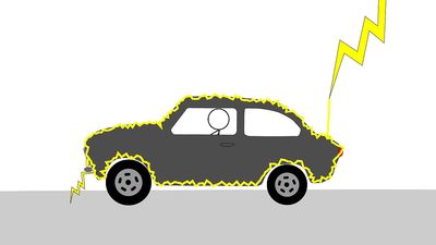 Learn the science of lightning strikes and see how Faraday cages or Faraday suits channel lightning away from the objects they contain